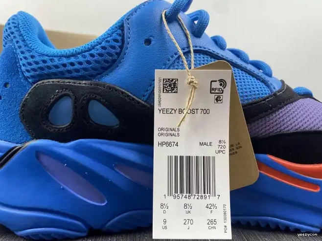 YEEZY HI-RES HP6674 700 BOOST BLUE ADIDAS 0510
